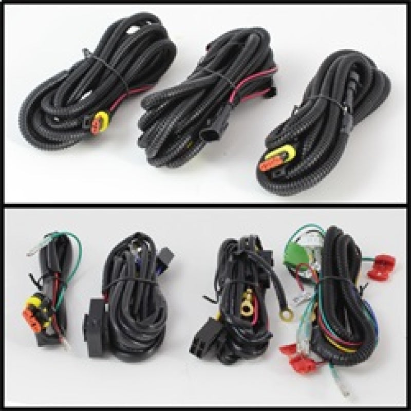 Spyder Toyota FJ Cruiser 07-14 Fog Lights With LED Daytime Running Lights w/swch Blk FL-DRL-TFJ07-BK Fog Lights SPYDER