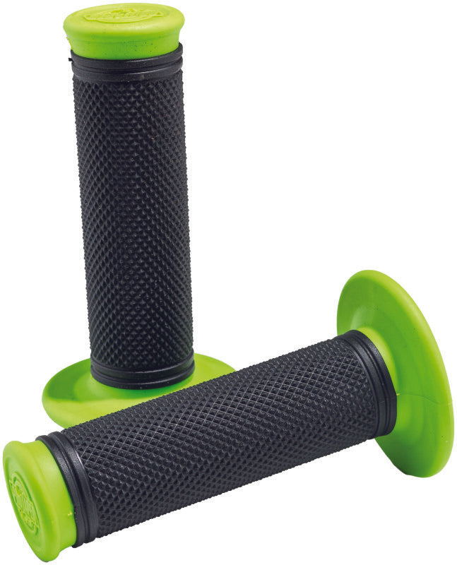 ProTaper Pro Series Clamp On Full Diamond Green/Black Grips ProTaper
