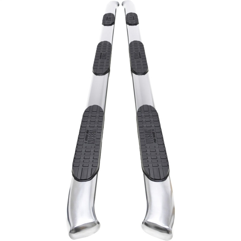 Westin 2020 Chevy Silverado 2500/3500 Crew Cab (8ft Bed) PRO TRAXX Nerf Step Bars - Stainless Steel Nerf Bars Westin
