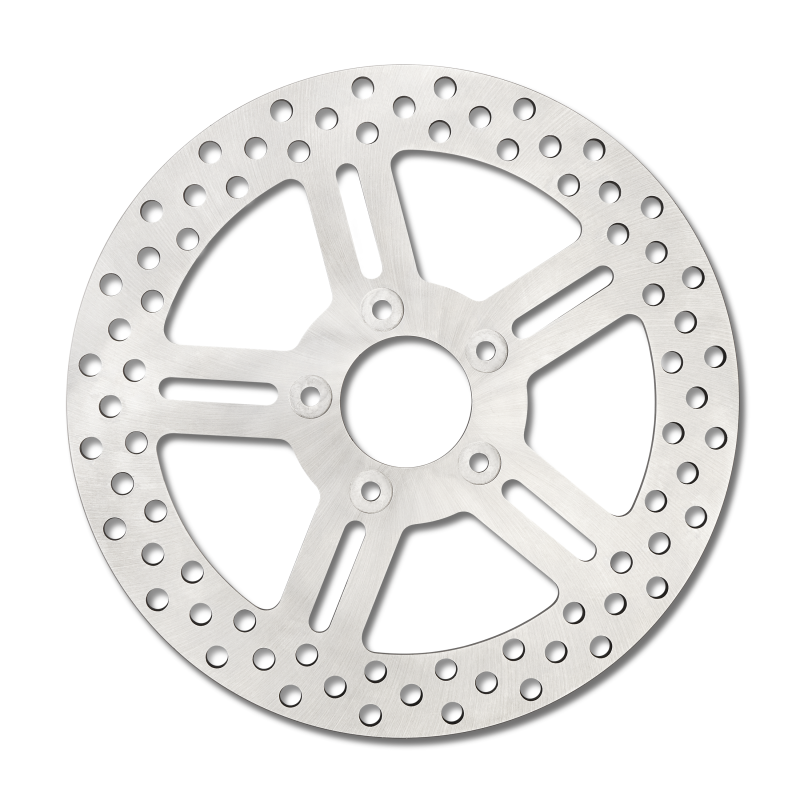 Performance Machine Disc 11.8 X .20/ 5 Spoke Stainless Steel Brake Rotors - Drilled Performance Machine