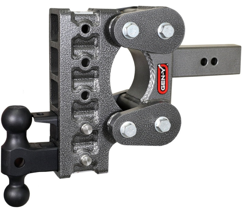 Gen-Y The Boss Torsion-Flex 2.5in Shank 7.5in Drop 10K Hitch w/GH-031 Dual-Ball/GH-032 Pintle Lock Hitch Receivers GEN-Y Hitch