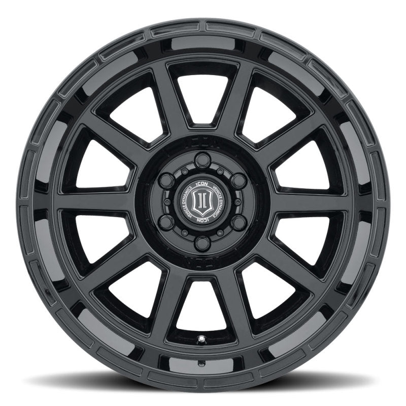 ICON Recoil 20x10 6x135 -24mm Offset 4.5in BS Gloss Black Wheel Wheels - Cast ICON