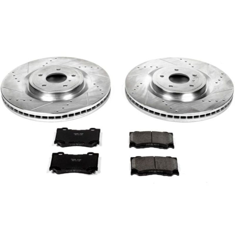 Power Stop 09-13 Infiniti FX50 Front Z23 Evolution Sport Brake Kit Brake Kits - Performance D&S PowerStop