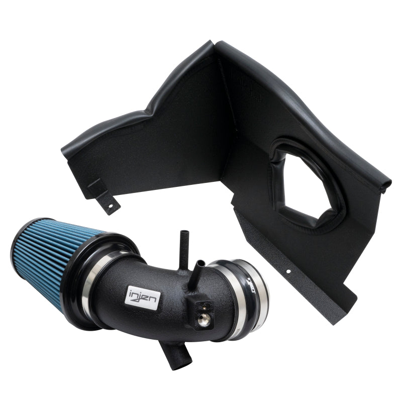 Injen 22-23 Kia Stinger 2.5L Turbo L4 Wrinkle Black Short Ram Tuned Intake System Cold Air Intakes Injen
