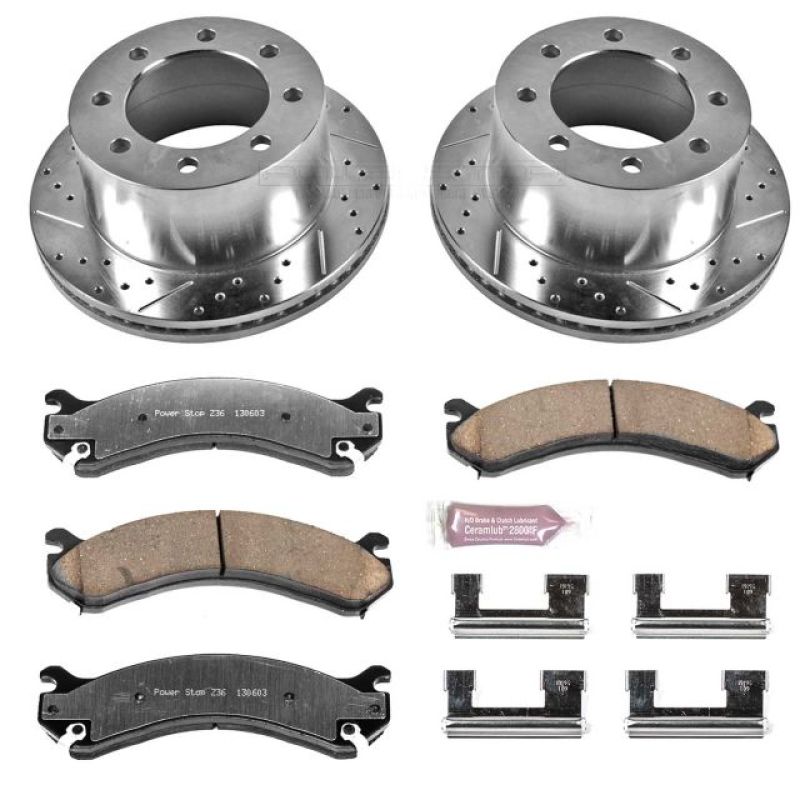 Power Stop 01-06 Chevrolet Silverado 3500 Rear Z36 Truck & Tow Brake Kit Brake Kits - Performance D&S PowerStop