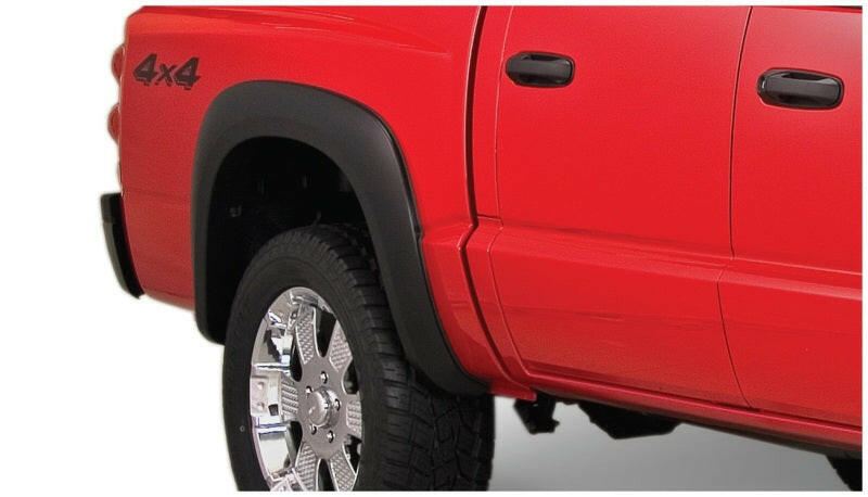 Bushwacker 97-04 Dodge Dakota Fleetside Extend-A-Fender Style Flares 4pc - Black Fender Flares Bushwacker