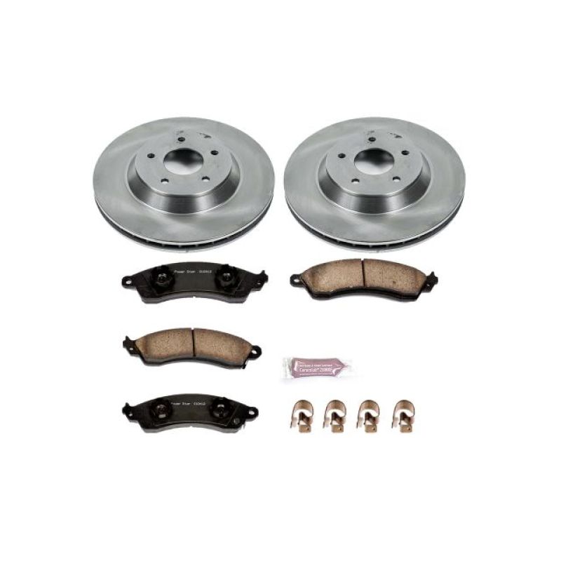 Power Stop 88-96 Chevrolet Corvette Front Autospecialty Brake Kit Brake Kits - OE PowerStop