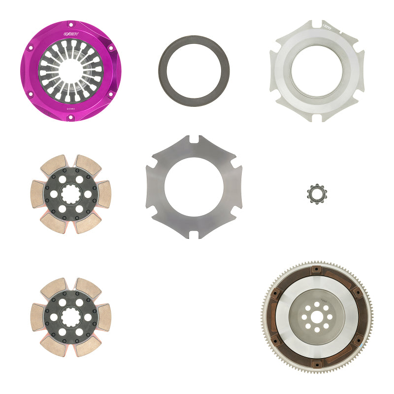 Exedy 2000-2009 Honda S2000 L4 Hyper Twin Cerametallic Clutch Rigid Disc Pull Type Cover Clutch Kits - Multi Exedy
