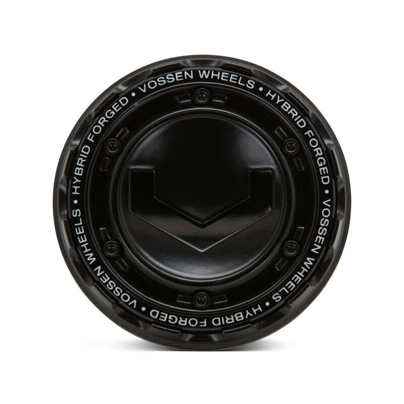 Vossen Billet Modular Cap - Large - Satin Black w/ Black Insert Wheel Center Caps Vossen