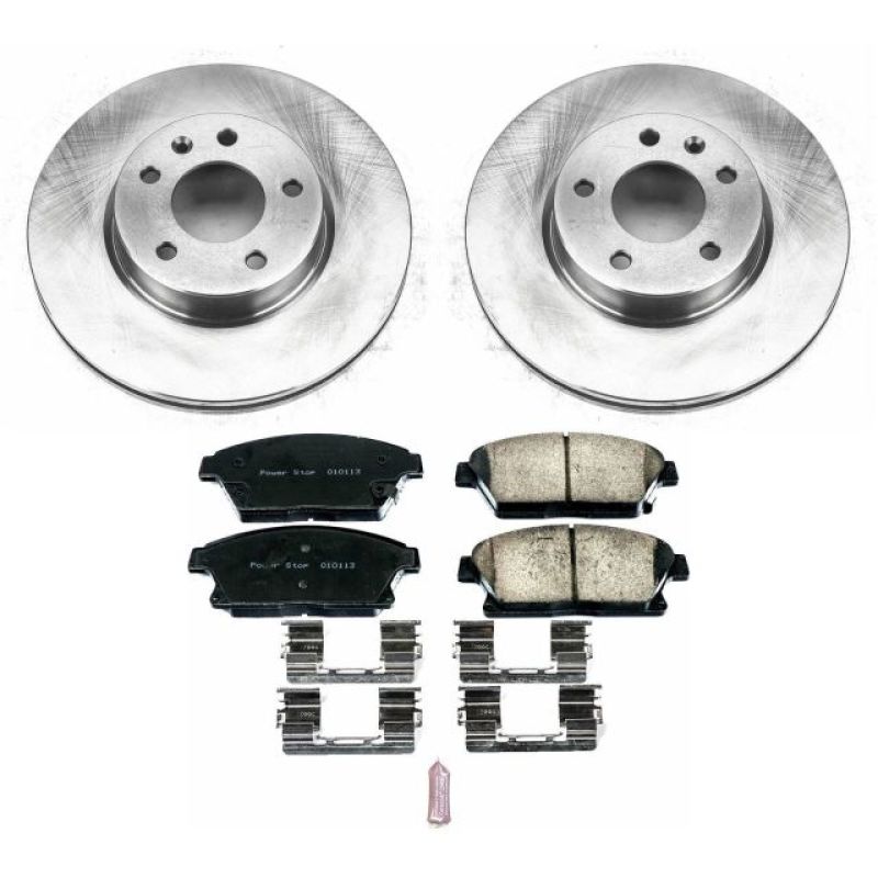 Power Stop 13-18 Cadillac ATS Front Autospecialty Brake Kit Brake Kits - OE PowerStop