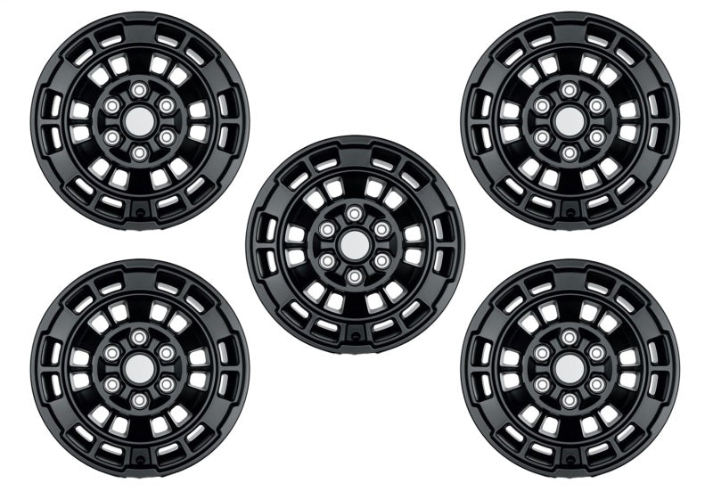 Ford Racing 21-24 Bronco 17in x 8.5in Matte Black Wheel Kit Wheels - Cast Ford Racing
