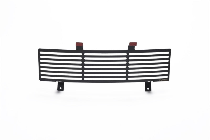 Putco 11-16 Ford SuperDuty - Stainless Steel Black Bar Design Bumper Grille Inserts Grilles Putco