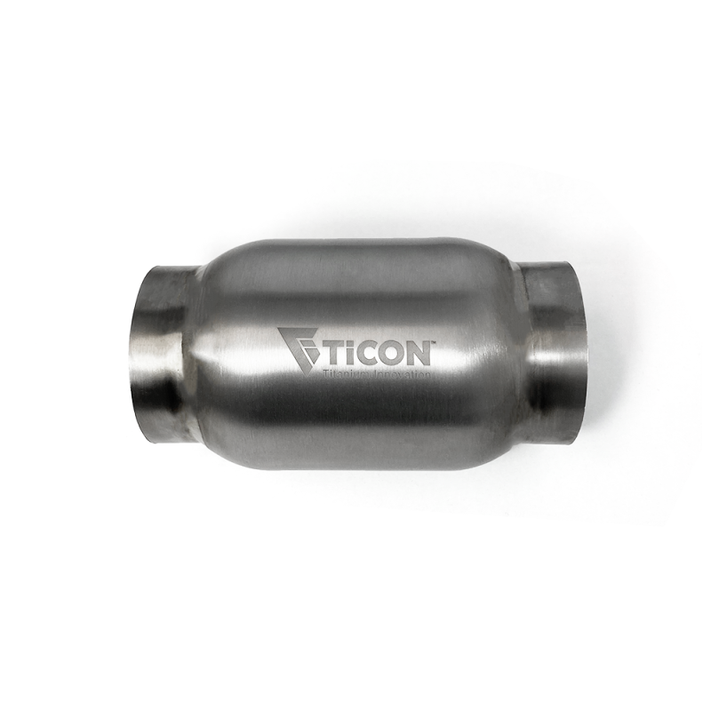 Ticon Industries 3in Titanium Bullet Resonator 4in Body x 12in OAL Resonators Ticon