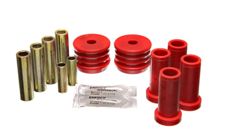 Energy Suspension 64-76 BMW 2002 Red Rear Control Arm Bushing Set Bushing Kits Energy Suspension