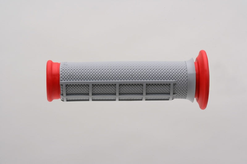 Renthal ATV Dual Compound Grips 1/2 Waffle - Red Grips Renthal