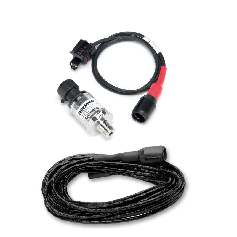 AutoMeter Sensor Kit Pressure 100PSI 8ft. Harness For Ultimate Dl Gauges AutoMeter