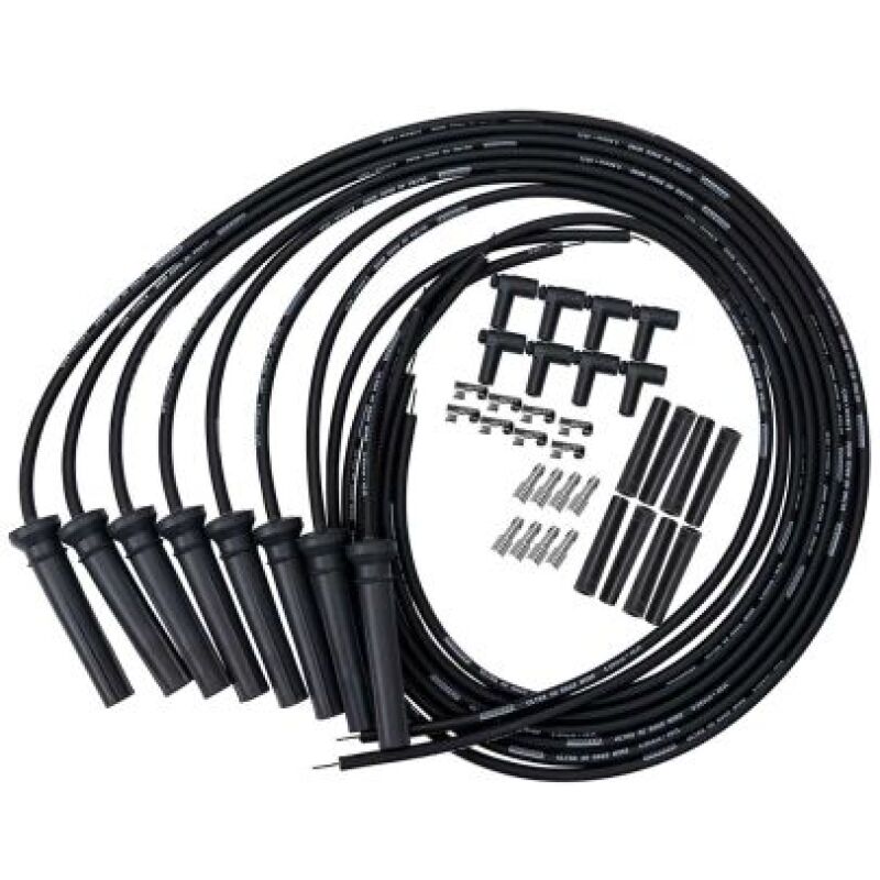 Moroso Universal GM Pro Stock Remote Coils Ultra 40 Black Wire Set Spark Plug Wire Sets Moroso