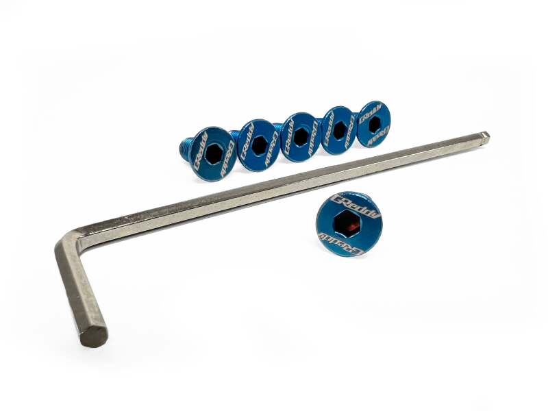 GReddy Steering Wheel Bolts - Burnt-Titanium Blue (Set of 6) Steering Wheels GReddy