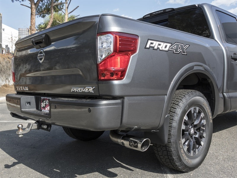 aFe MACH Force-Xp 2-1/2in Cat-Back Exhaust System w/ Polished Tip 16-17 Nissan Titan XD V8 5.6L Catback aFe