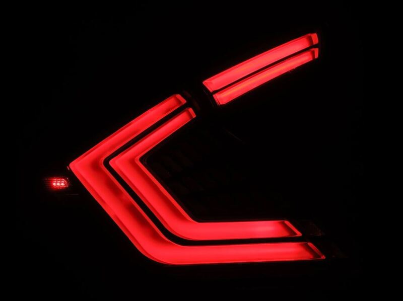 AlphaRex 16-21 Honda Civic Hatchback / Type-R FK8 Nova-Series LED Tail Lights - Black Smoke Tail Lights AlphaRex