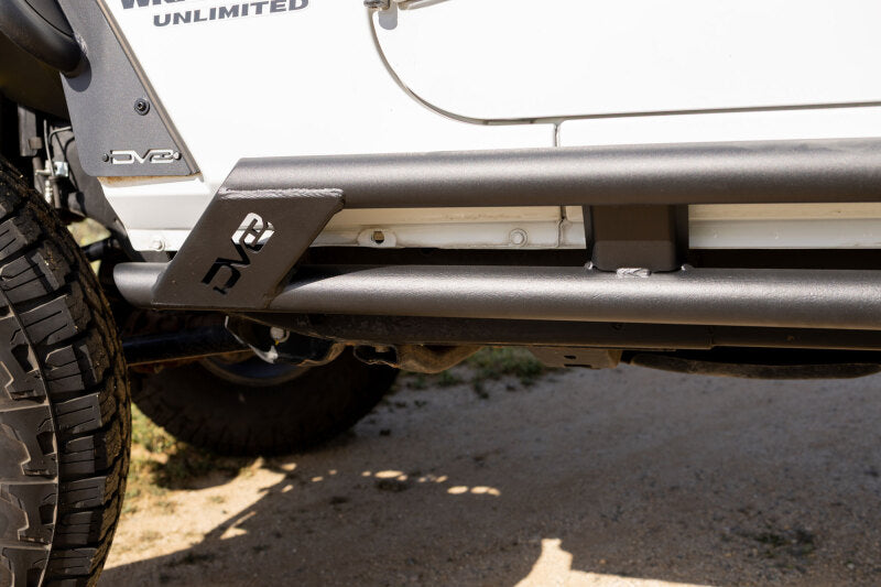 DV8 Offroad 2007-2018 Jeep Wrangler JK 4-Door Rock Sliders Body Armor & Rock Rails DV8 Offroad