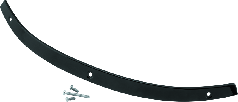 Kuryakyn Smooth Windshield Trim 14-Up Touring Gloss Black Exterior Trim Kuryakyn