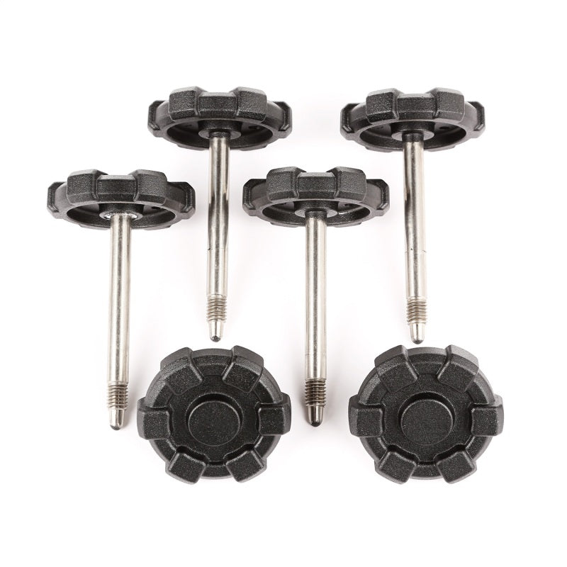 Rugged Ridge Elite Door Surround Knobs 4-Dr 07-18 Jeep Wrangler JKU Doors Rugged Ridge