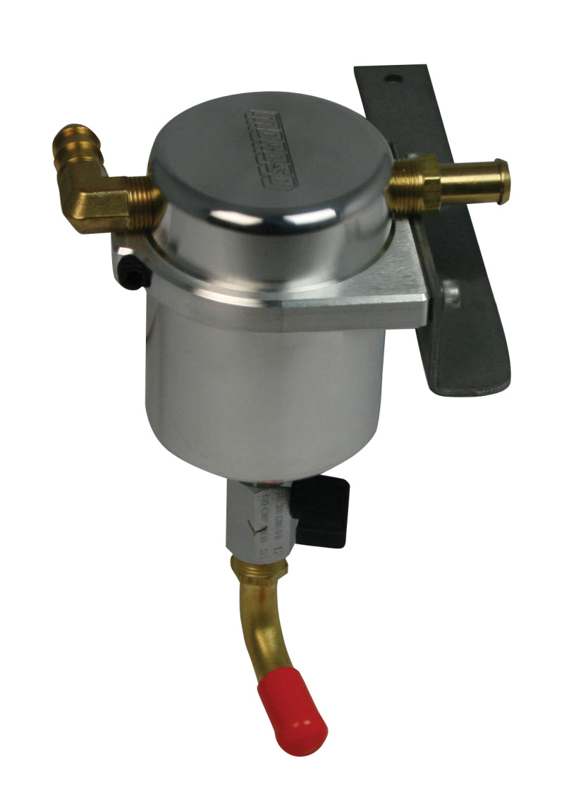 Moroso 04-08 Ford F-150 5.4L Air/Oil Separator Catch Can - Billet Aluminum Oil Catch Cans Moroso