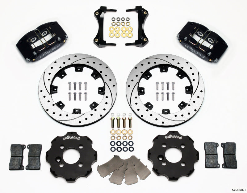 Wilwood Dynapro Radial Front Kit 12.19in Drilled Mini Cooper Big Brake Kits Wilwood