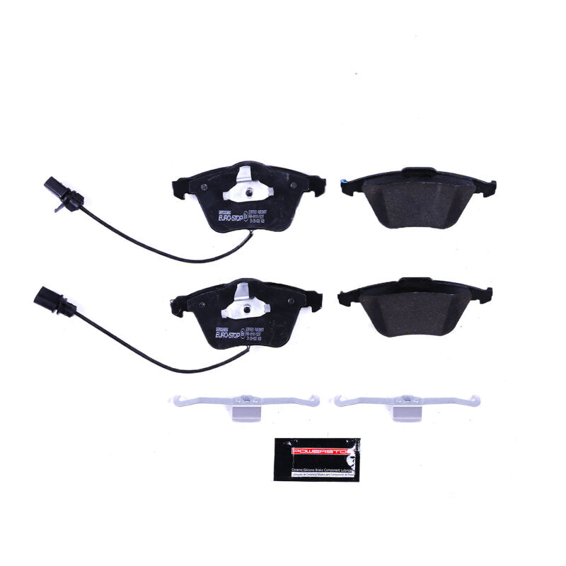 Power Stop 04-09 Audi S4 Euro-Stop ECE-R90 Front Brake Pads Brake Pads - OE PowerStop