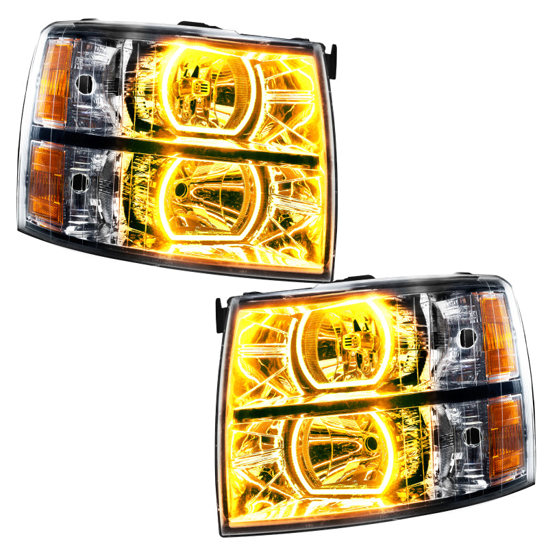 Oracle 07-13 Chevrolet Silverado SMD HL - Square - ColorSHIFT w/ BC1 Controller Headlights ORACLE Lighting