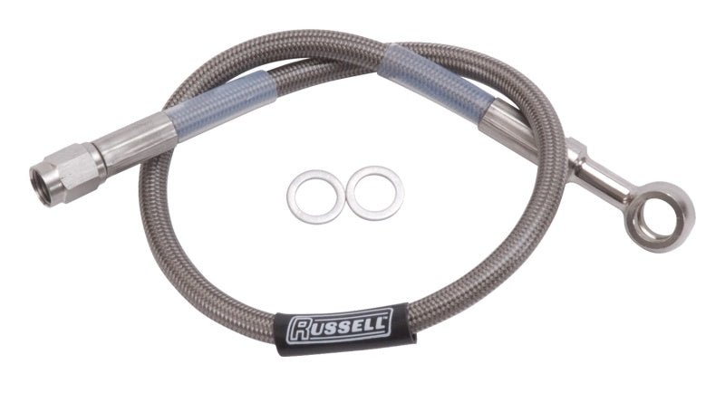 Russell Performance 15in 10MM Banjo Competition Brake Hose Brake Line Kits Russell