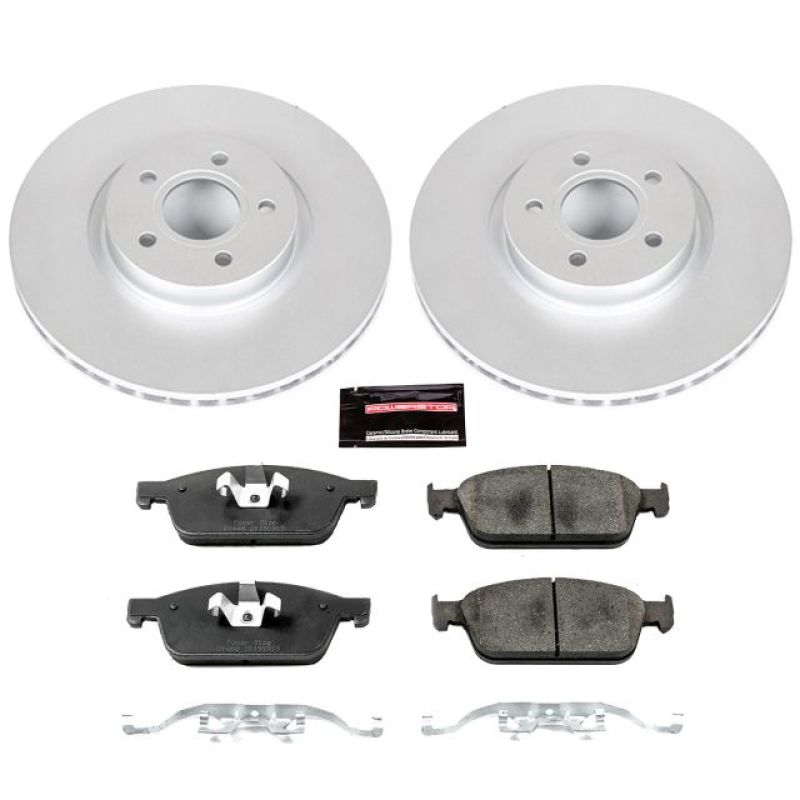 Power Stop 13-14 Ford Focus Front Z23 Evolution Sport Coated Brake Kit Brake Kits - Performance D&S PowerStop