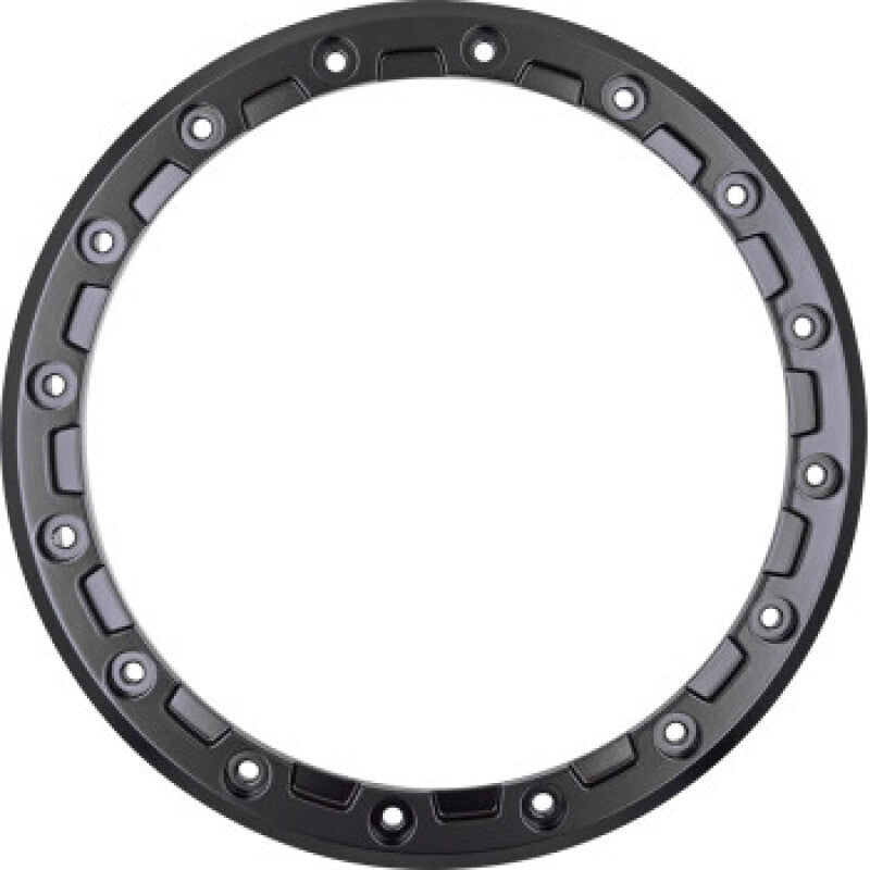 Raceline Beadlock Ring - Podium -14in - 16 Hole - 10mm - Black Wheel Accessories Raceline