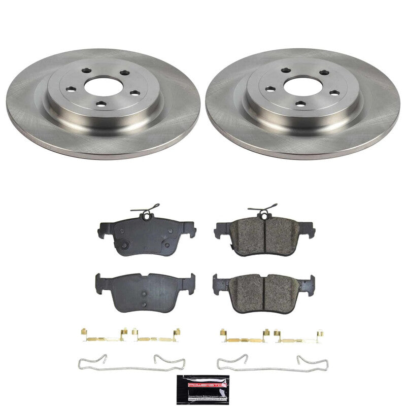 Power Stop 21-24 Ford Mustang Mach-E Rear Autospecialty Brake Kit Brake Kits - OE PowerStop