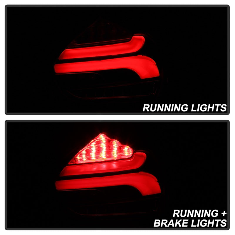 Spyder 15-17 Ford Focus Hatchback LED Tail Lights w/Indicator/Reverse - Black (ALT-YD-FF155D-LED-BK) Tail Lights SPYDER