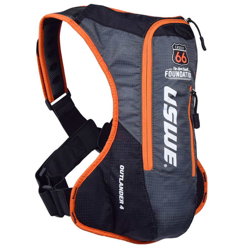 USWE Outlander KC66 Limited Edition Hydration Pack 4L - Black/Grey/Orange Bags - Hydration Packs USWE