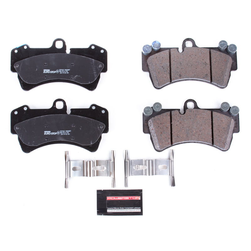 Power Stop 04-10 Volkswagen Touareg Euro-Stop ECE-R90 Front Brake Pads Brake Pads - OE PowerStop