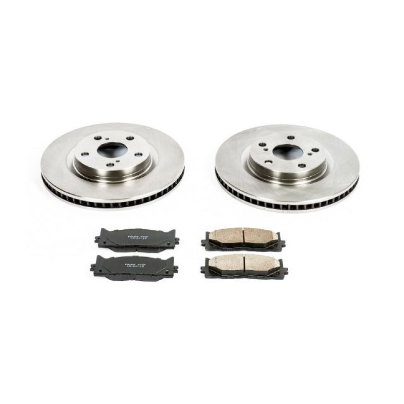 Power Stop 13-18 Lexus ES300h Front Autospecialty Brake Kit Brake Kits - OE PowerStop