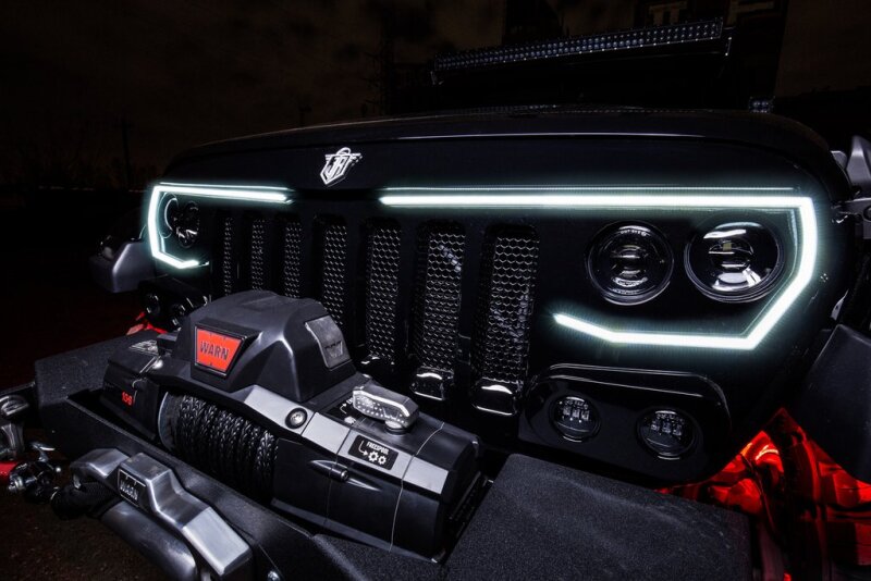 Oracle VECTOR Series Full LED Grille - Jeep Wrangler JL/JT - NA Light Accessories and Wiring ORACLE Lighting