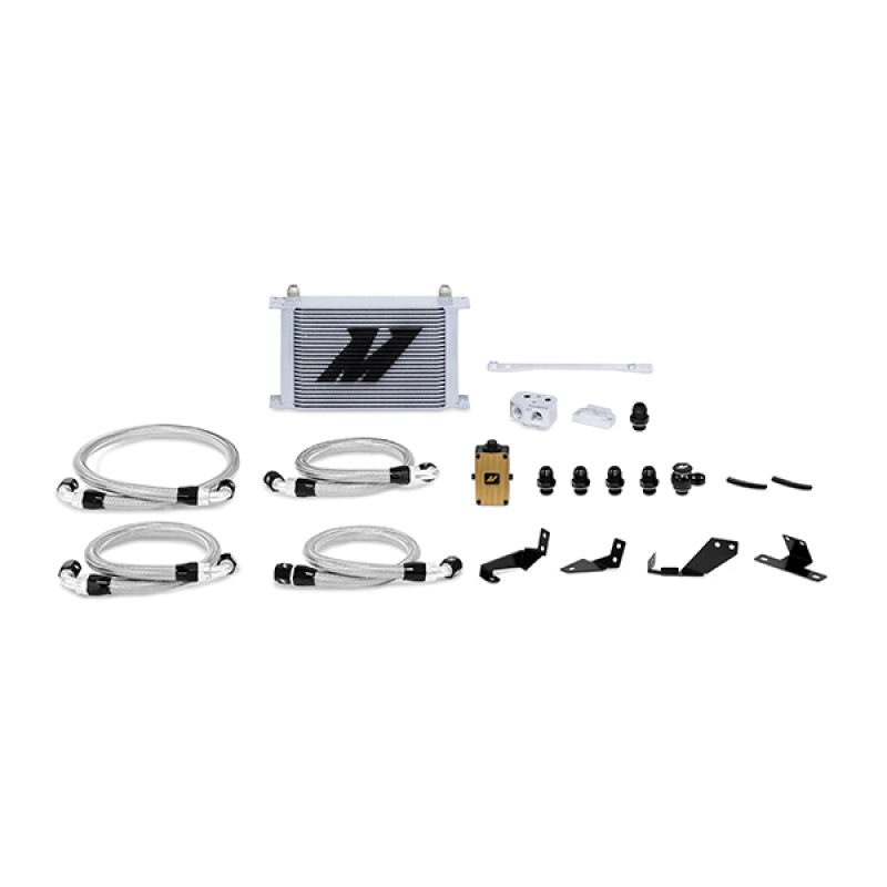 Mishimoto 04-06 Pontiac GTO 5.7L/6.0L Thermostatic Oil Cooler Kit - Silver Oil Coolers Mishimoto