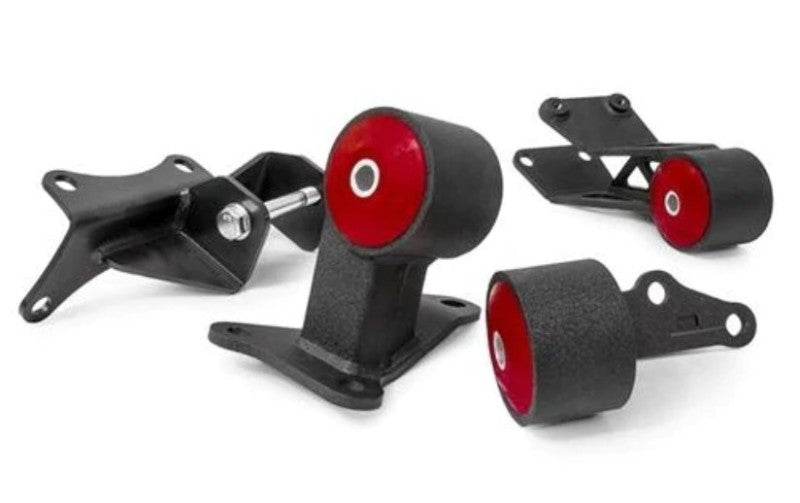 Innovative 84-87 Civic B-Series Black Steel Mounts 95A Bushings (Cable) Engine Mounts Innovative Mounts