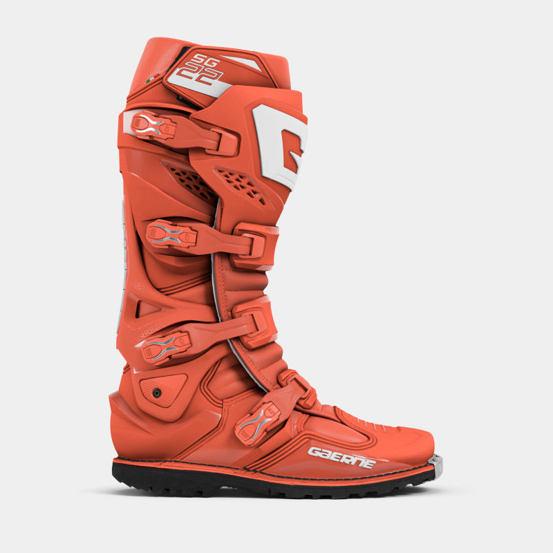 Gaerne SG22 Limited Edition Gore-Tex Enduro Sedona Red Size 8 Motorcycle Boots Gaerne