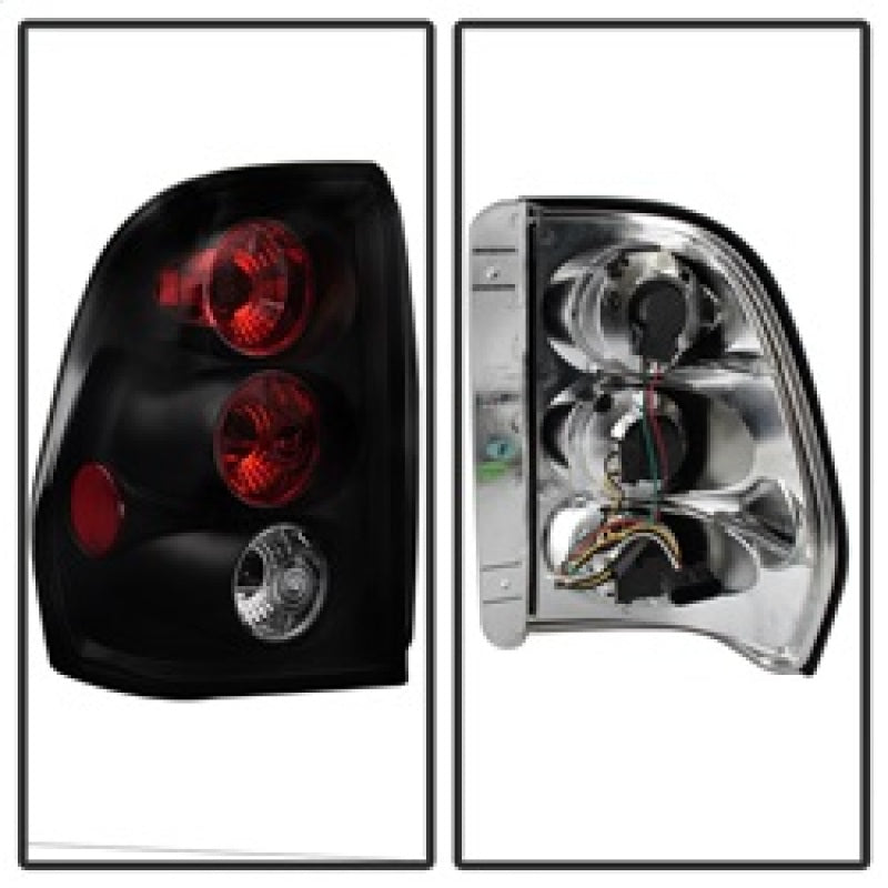 Spyder Chevy TrailBlazer 02-09 Euro Style Tail Lights Black ALT-YD-CTB02-BK Tail Lights SPYDER