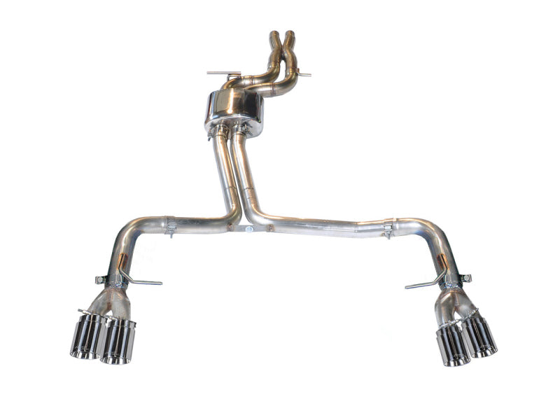 AWE Tuning Audi B8.5 S5 3.0T Track Edition Exhaust - Chrome Silver Tips (90mm) Catback AWE Tuning