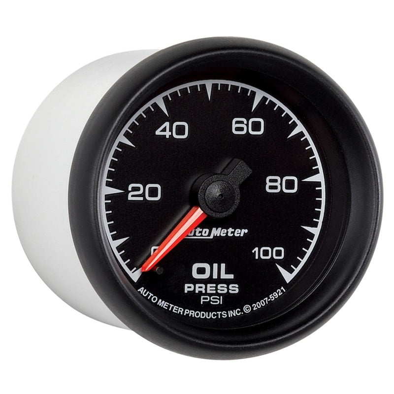 Autometer ES 52mm 0-100 PSI Mechanical Oil Pressure Gauge Gauges AutoMeter