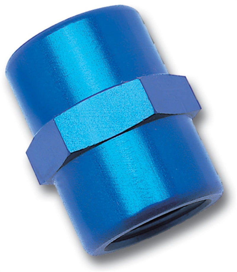 Russell Performance 1/4in Female Pipe Coupler (Blue) Fittings Russell