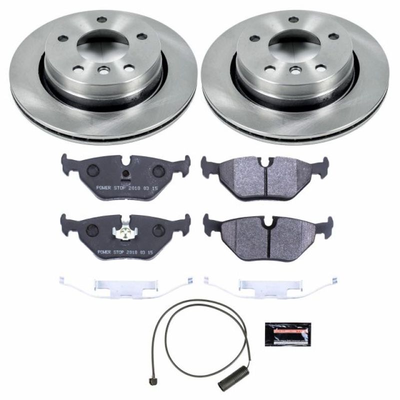 Power Stop 98-99 BMW 323i Rear Track Day SPEC Brake Kit Brake Kits - Performance Blank PowerStop