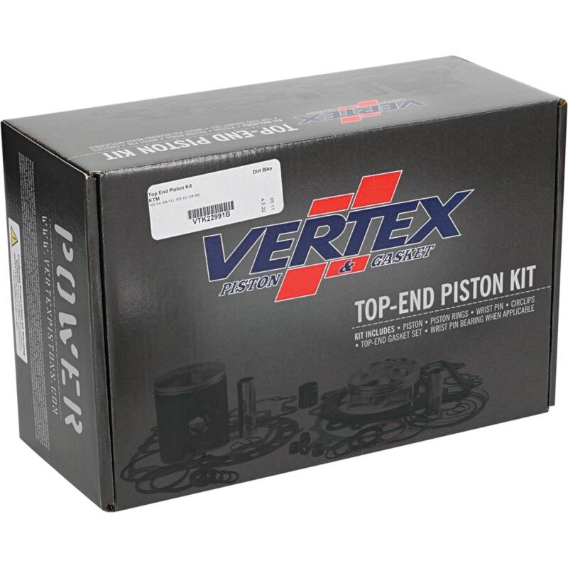 Vertex Piston 04-11 KTM 105 SX 105cc Top End Piston Kit Piston Sets - Powersports Vertex Pistons