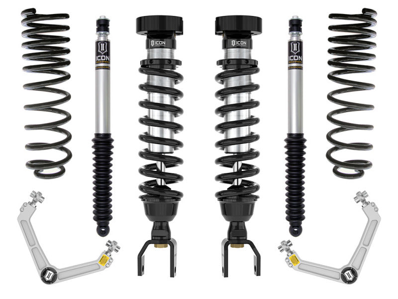 2019+ Ram 1500 2-3in. Stage 2 Suspension System w/ Billet Upper Control Arms Coilovers ICON